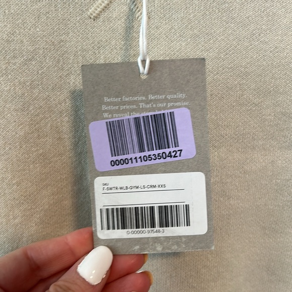 NWT Everlane The Cotton-Merino Sweatshirt - Picture 9 of 14